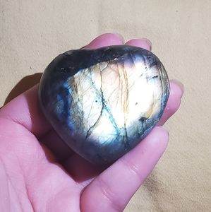 High Quality Labradorite Heart with Stunning Flash 😍